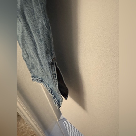 Good American Good Legs Twisted Slit High Waist Flare Jeans 12/31 - Picture 4 of 6